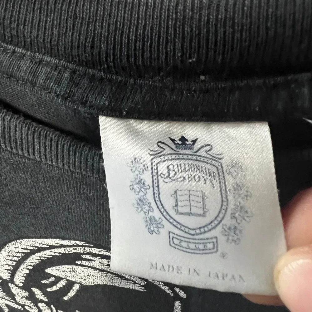 Billionaire Boys Club BBC Astronaut Playing Cards T-Shirt Black Japan Made L